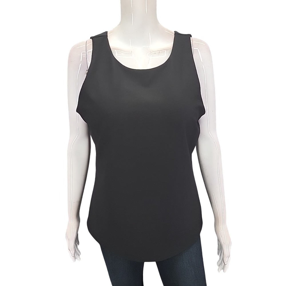 32 Degrees Cool Womens Sleeveless Tank Top Built in Bra Size X-Large Black